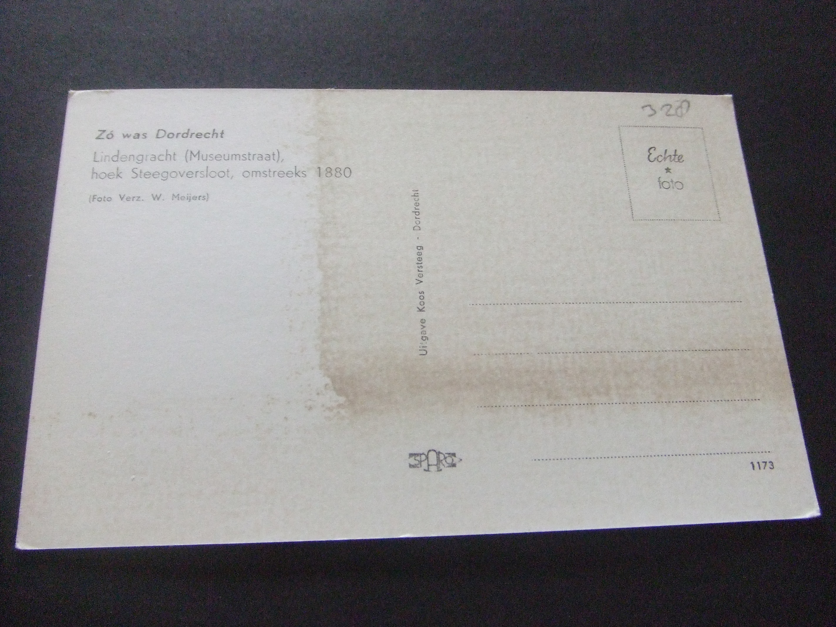Dordrecht Lindegracht Museumstraat hoek Steegoversloot